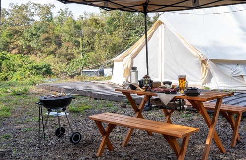 Shoo Cabin | Deluxe tent without meals /Katsutagun Okayama