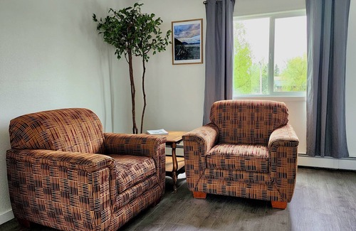 Sand Lake Apartment | Denali Luxe Studio by airports, lakes, hiking, skiing. Newly remodeled.