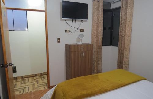 Jauja Apartment | DEPARTAMENTO-Hospedaje EL RINCONCITO II 100m2, 3hab, 4baños, sala, comedor, cocina