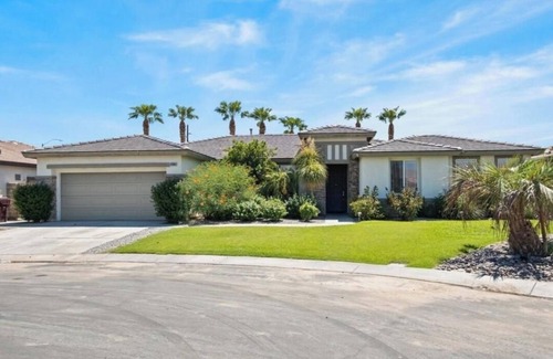 Indio House | Desert home with Pool and Spa!n2 private rooms w/private bathroom
