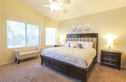 Crescent Butte House | Desert oasis with a private pool, enclosed yard, washer/dryer, & central AC
