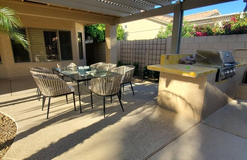 Palm Valley House | Desert retreat with private heated pool & golf cart. Goodyear AZ.
