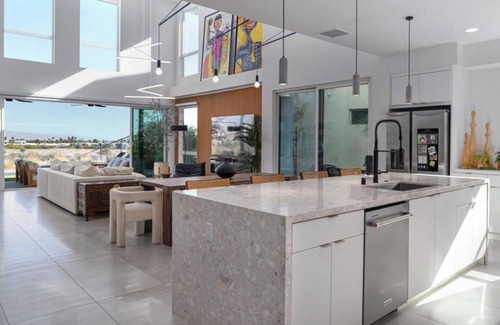 Palm Springs House | Desert Views Home with Pool/Spa 3-bedroom w/access to gym & miles of trails