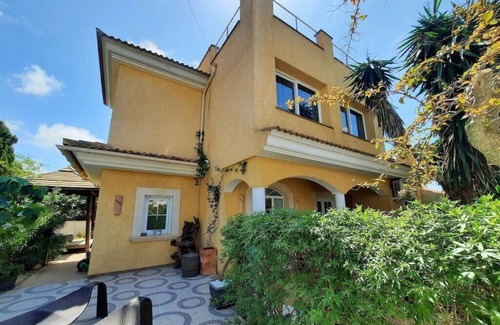 Badia Gran Villa | Design Villa Bahia Azul, roof terrace with panoramic sea view, nice garden, pool