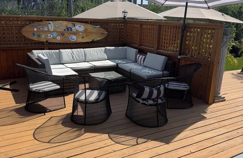 Ocean Beach House | Designer 5 Bedroom, 3.5 bath home. Pool, Hot Tub, Pizza Oven, BBQ, bicycles.