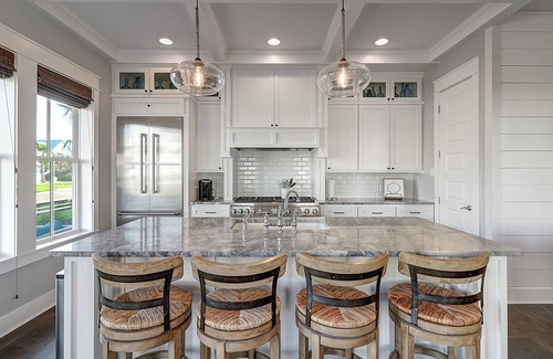 Cinnamon Shore House | Designer-Chic Beach Home on Great Lawn w/Fire Pit+More Great Amenities!