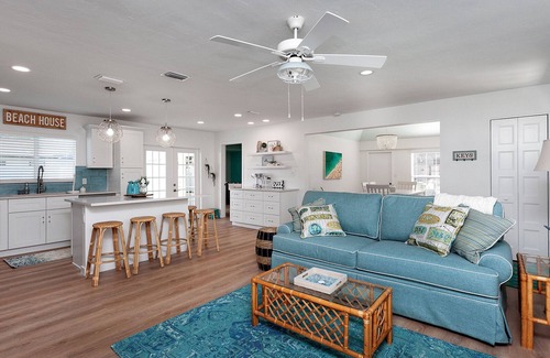Sarasota House | Designer Coastal Pool + Game Room home close to Siesta and downtown