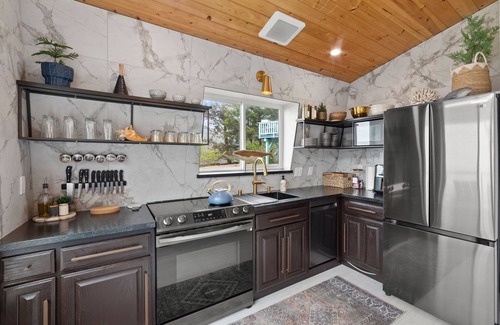 Shelter Cove House | Designer Home with Ocean View Hot Tub