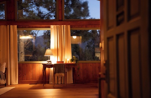 Whispering Forest Ski Chalet | Designer Mountain Lodge with Hot Tub, Fireplace & Scenic Deck!