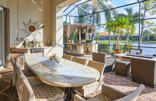 The Majors House | Designers dream home with amazing outdoor living with own tiki bar.