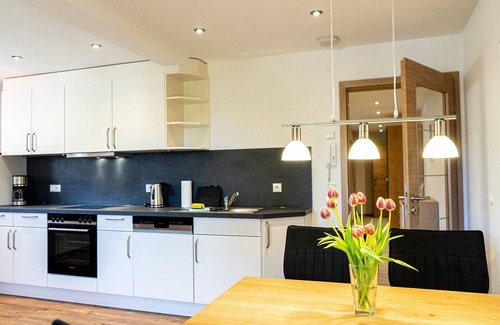 Oberstaufen Apartment | Die Ferienwohnung Himmeleck für bis zu 4 Personen mit Einem Offenen Wohnbereich,