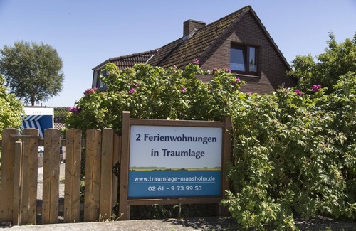 Maasholm Apartment | Direct location on the Schlei: Apartment upstairs with a fantastic view