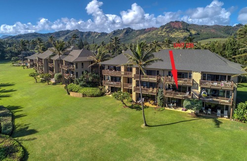 Lihue Condo | Direct Ocean Front, Renovated1 Bdrm Condo with Sweeping Views of the East Shore