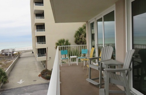 Gulf Lagoon Beach Condo | Directly on Panama City Beach! 5 STAR, Property, bring your dog!n