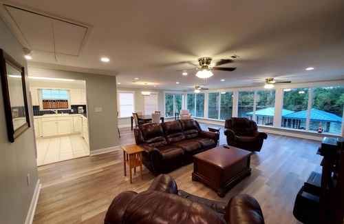 Kiln House | Directly On The Jourdan River with optional pontoon boat rental with boatlift