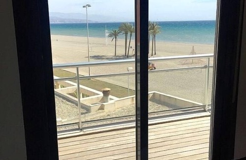 Roquetas de Mar Condo | Discount! Fantastic 270 m2 penthouse with amazing sea views direct on the beach