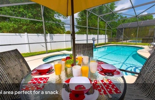 Veranda Palms House | Disney home- Private Pool&Hot Tub! 4b/3ba, 7 beds! Close to all the parks!