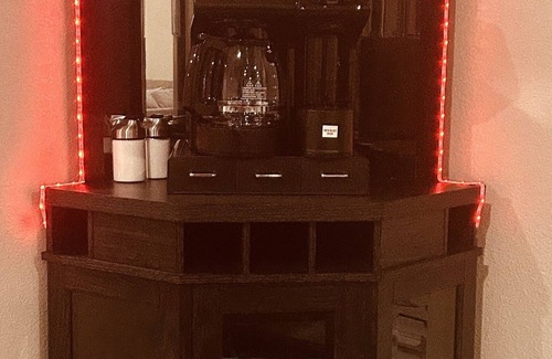 Lorena House | Divine Stays Waco with king Bed Suite & Coffee station