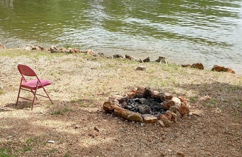 Sunrise Beach RV Rental | DnD Campground Site 1 Private Lake Front Primitive Campsite