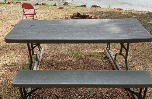 Sunrise Beach RV Rental | DnD Campground Site 1 Private Lake Front Primitive Campsite