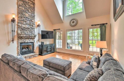 Mount Gilead Villa | Dock and Fire Pit Mt Gilead Villa on Lake Tillery