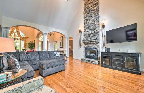 Mount Gilead Villa | Dock and Fire Pit Mt Gilead Villa on Lake Tillery