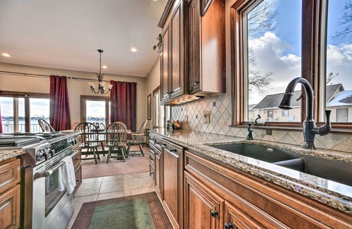 Linden House | Dock & Beach: Linden Lakefront Home: 30-Night Min