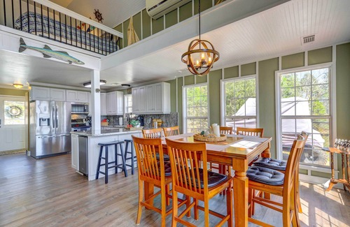 Milledgeville House | Dock & Fire Pit: Stunning Lake Sinclair Home!