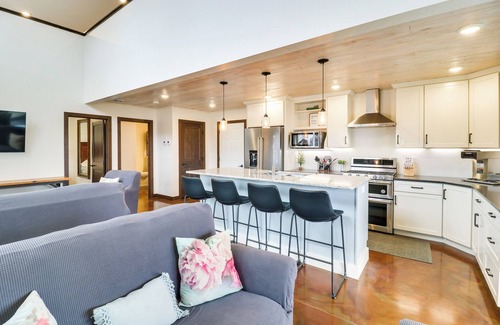 Ashby House | Dock & Furnished Patio: Minnesota Lake House
