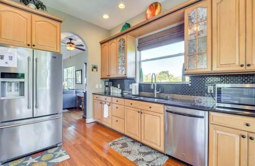 Palmetto House | Dock, Kayaks & On-Site Pond: Terra Ceia Home