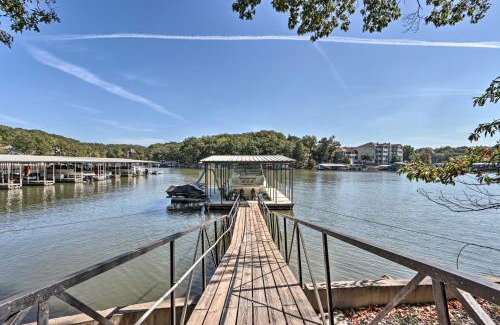 Osage Beach House | Dock, Slide and Fire Pit Osage Beach Lake House