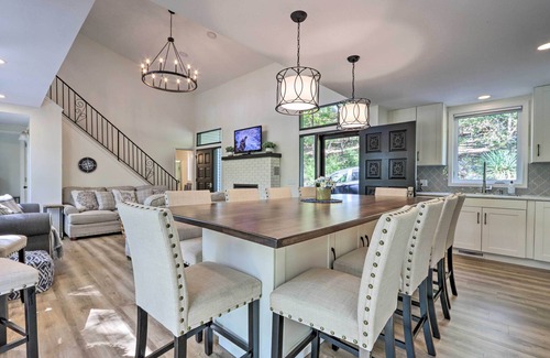 Osage Beach House | Dock, Slide + Fire Pit: Osage Beach Lake House