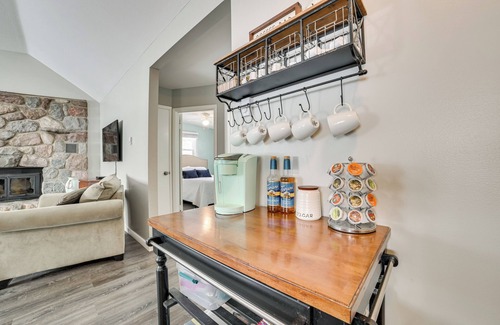 Cadillac House | Dock & Views: Lake Mitchell Home in Cadillac!