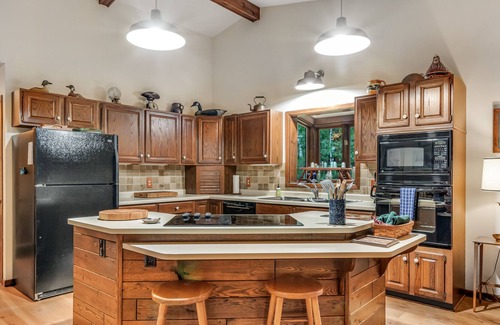 Minocqua House | Dog & family-friendly house w/forested lake views, waterfront, and private dock