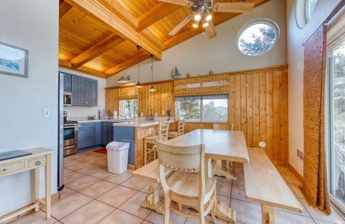 Rockaway Beach House | Dog-Friendly Beach Home with Multiple Decks, Private Hot Tub & Jacuzzi Tub
