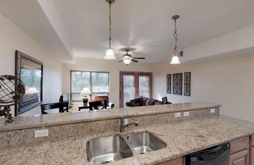 Pagosa Springs Condo | Dog-friendly condo with mountain views, fireplace & scenic patio - near town