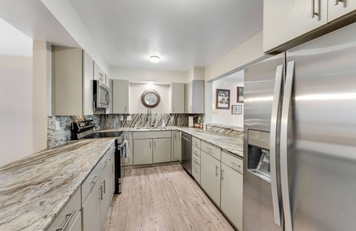 Teton Village Condo | Dog-friendly condo with pool, 3 tennis courts, hot tub, & fireplace
