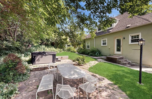 Baraboo House | Dog-friendly downtown home with hot tub & deck