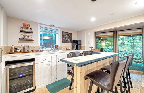 Lake Harmony House | Dog Friendly Escape w/Game Room, Hot Tub, Fire Pit
