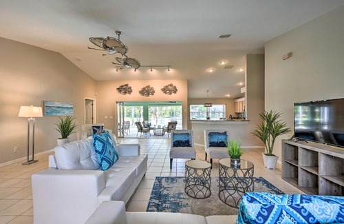Trafalgar House | Dog-Friendly Escape with Dock and Kayaks in Cape Coral