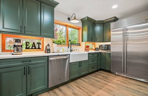 East Stroudsburg House | Dog-friendly home with pools, tennis, game room, pool table, firepit, fireplace