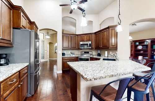 Litchfield Greens House | Dog-friendly house with firepit, game room, water view, fireplace-30 day stays