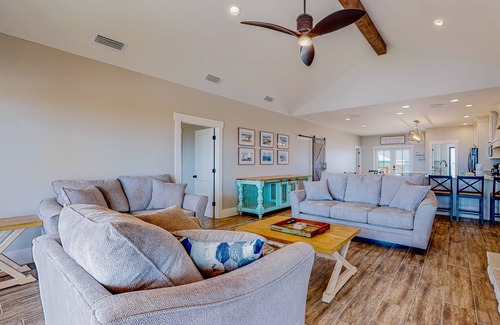 Dauphin Island House | Dog-friendly home with water views & private heated pool