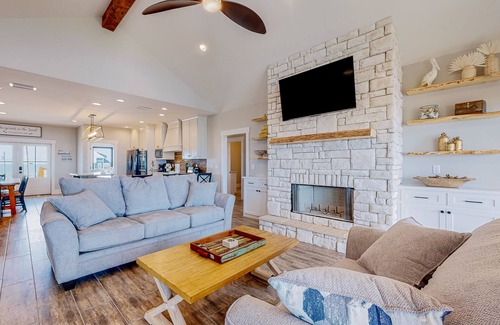 Dauphin Island House | Dog-friendly home with water views & private heated pool