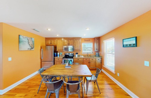 Port St. Joe House | Dog-friendly home blocks from the beach with patio, balcony, & outdoor shower