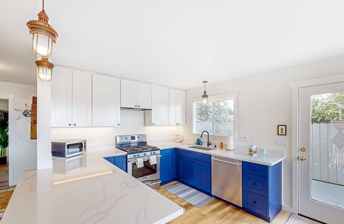 Old Town House | Dog-friendly home near local shops with bay & ocean view, deck, & wood stove