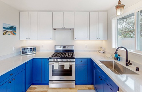 Old Town House | Dog-friendly home near local shops with bay & ocean view, deck, & wood stove