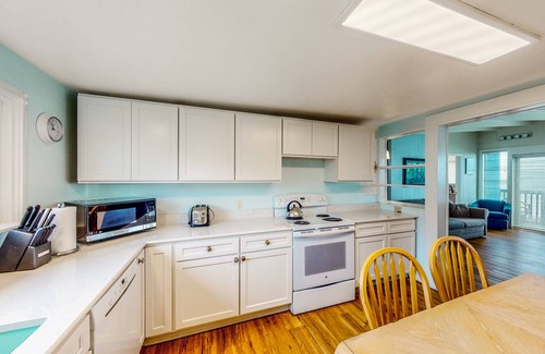 Nelscott House | Dog-friendly home with deck & ocean views - close to the beach
