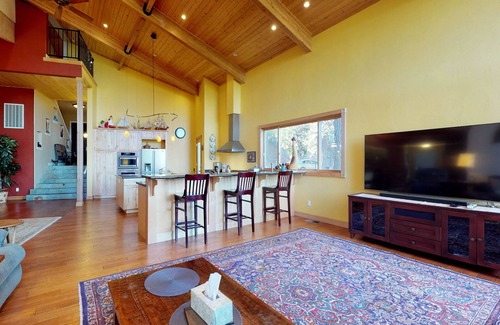 Groveland House | Dog-friendly home with two lofts, deck, pool, & 3 beaches