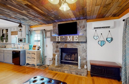 Morganton House | Dog-friendly home with wraparound deck, & fenced yard